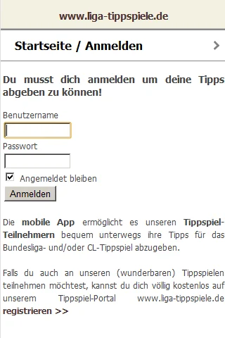 Liga Tippspiele