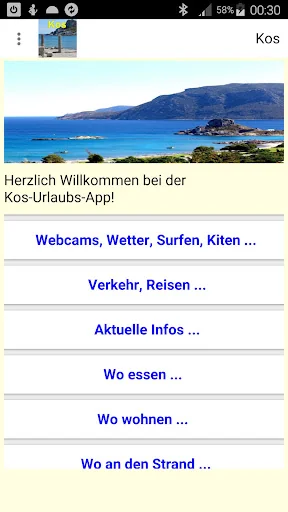 Kos App für den Urlaub