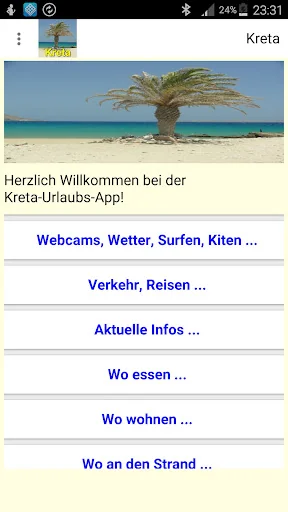 Kreta App für den Urlaub