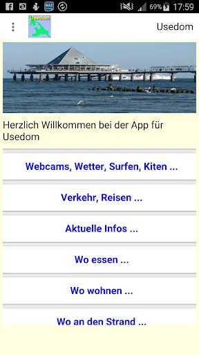 Usedom App für den Urlaub