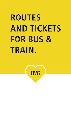 BVG Fahrinfo: Route planner