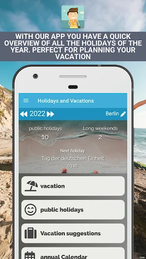 Holidays and school vacations