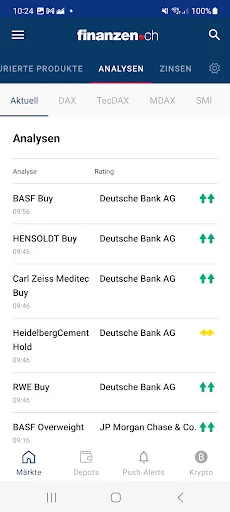 finanzen.ch Börse & Aktien screenshot 4