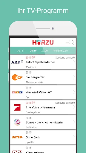 HÖRZU TV Programm als TV-App screenshot 1