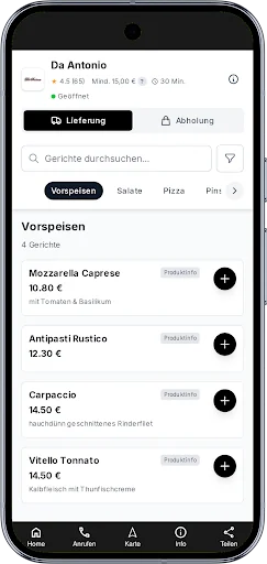 Da Antonio App Lieferservice