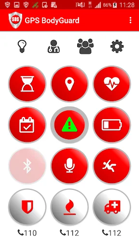 SOS emergency  'GPS BodyGuard'