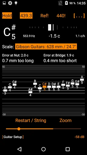 Harmonic Tuner Guitar Setup