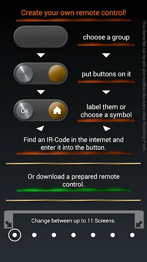 RCoid free - IR Remote Control screenshot 1