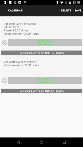 Roster-Calendar screenshot 2