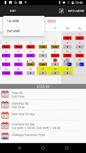 Roster-Calendar screenshot 3