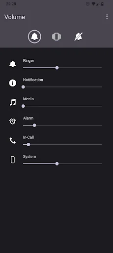 Volume Manager screenshot 2