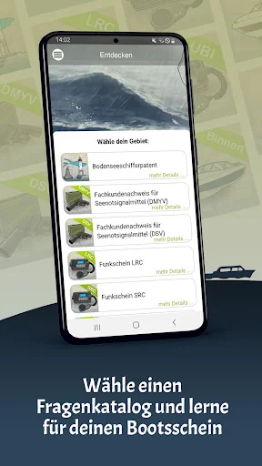 Büffeln Bootsscheine