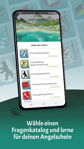 Büffeln Fischerprüfungen