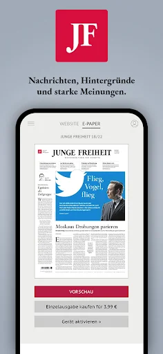 JUNGE FREIHEIT screenshot 1