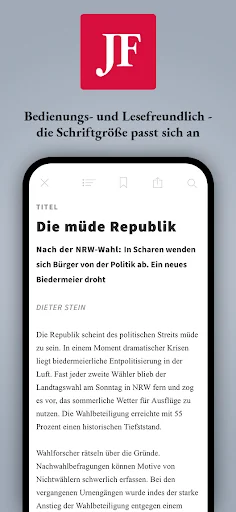 JUNGE FREIHEIT screenshot 3