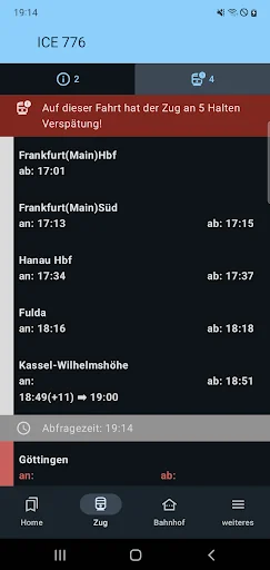 Ist mein Zug pünktlich? screenshot 1