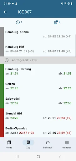 Ist mein Zug pünktlich? screenshot 2
