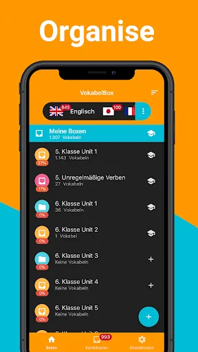 VokabelBox Vocabulary trainer