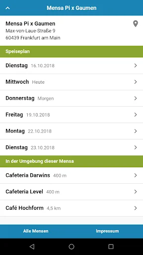 Mensa Frankfurt