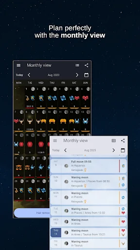 MoonWorx lunar calendar screenshot 4