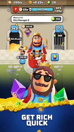 King Royale: Idle Tycoon RPG screenshot 1
