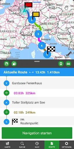 POIbase speed cameras warner screenshot 2