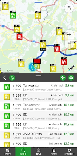 POIbase speed cameras warner screenshot 4
