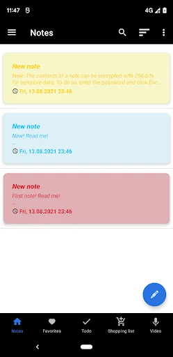 Notes app Android