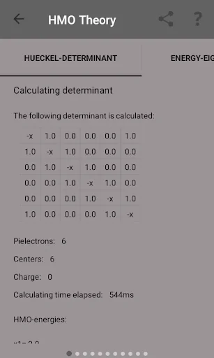 Hueckel Molecular Orbital HMO screenshot 3