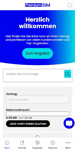 PremiumSIM Servicewelt screenshot 1