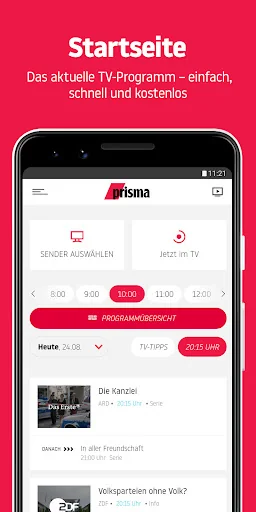 prisma – deine TV-Programm-App