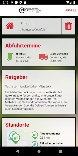 abfallapp WBC