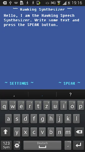 Speech Synthesizer - Hawking