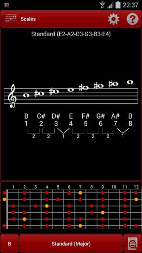 s.mart Guitar Scales & Bass... screenshot 1