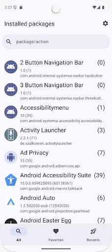 Activity Launcher screenshot 1