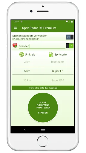 Sprit Radar DE Spritpreissuche