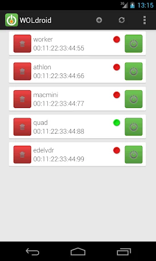 WOLdroid WOL Wake On Lan screenshot 1