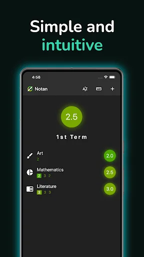 Notan: Grade Calculator screenshot 1