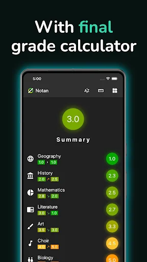Notan: Grade Calculator screenshot 3