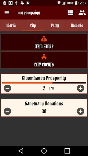 Gloomhaven Campaign Tracker screenshot 4