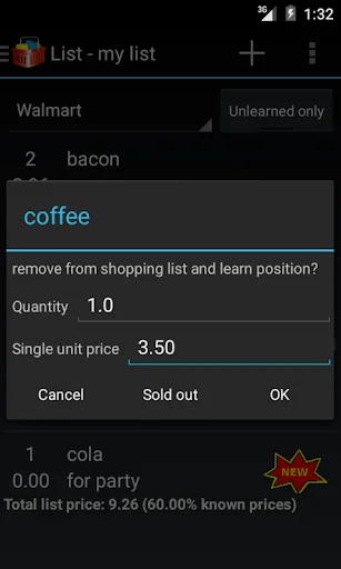 Smart Shopping List screenshot 2