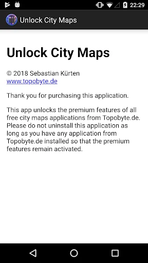 Unlock City Maps