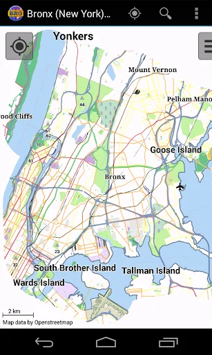 The Bronx Offline City Map
