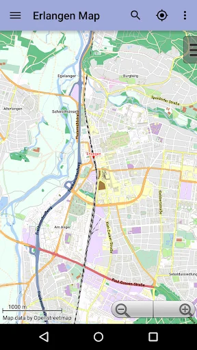 Erlangen Offline City Map