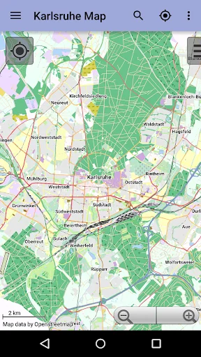 Karlsruhe City Map Lite
