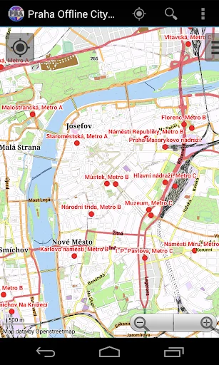 Prague Offline City Map Lite screenshot 2