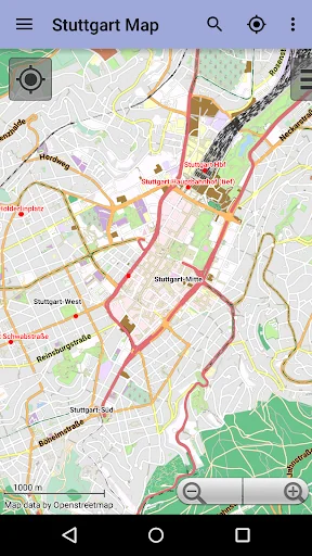 Stuttgart City Map Lite