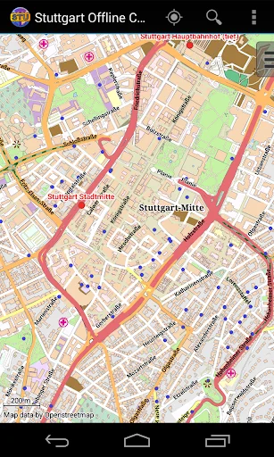 Stuttgart Offline City Map