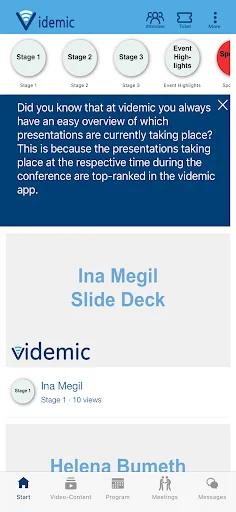 videmic - event app