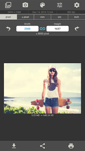 Image Size - Photo Resizer screenshot 1